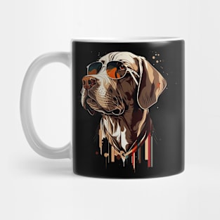 Pointer dog with sunglasses Mug